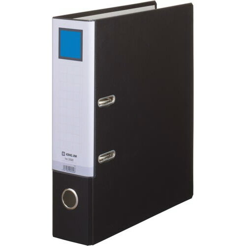 キングジム レバー式アーチファイル A4縦 背幅73mm 黒