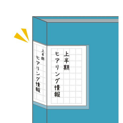 キングジム クリアーファイル　カキコ40P　水色 3