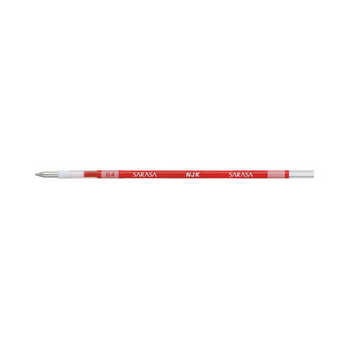 ゼブラ ボールペン替芯NJK−0．4芯 赤10本