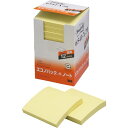 スリーエム ジャパン ポストイット 再生紙ノート 75×75 黄 24冊