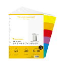 マルマン ラミネートタブインデックスA4縦30穴6山100組