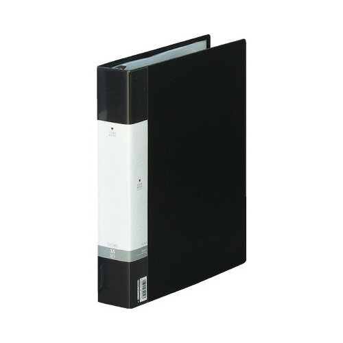 リヒトラブ クリヤーブック交換式 黒 A4縦背幅50mm