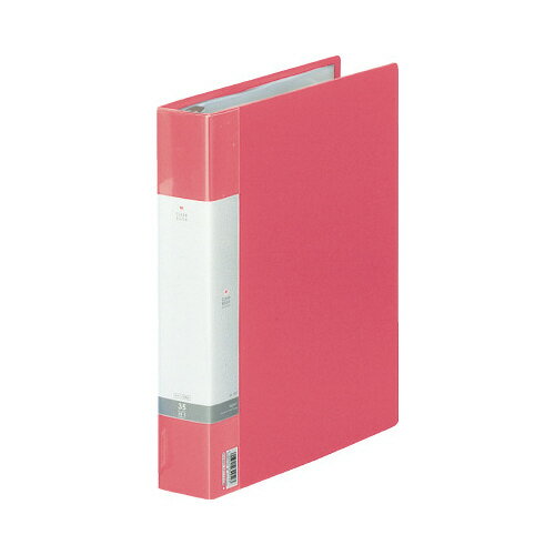 リヒトラブ クリヤーブック交換式 赤 A4縦背幅50mm