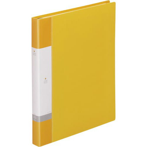 リヒトラブ クリヤーブック交換式 黄 A4縦背幅25mm