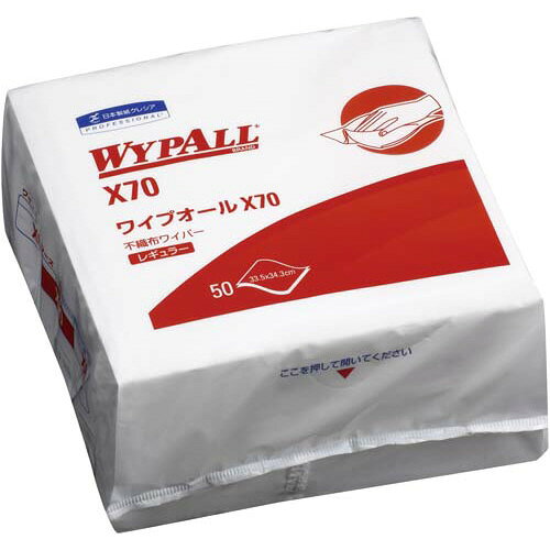 日本製紙クレシア ワイプオールX70　4つ折り　50枚×18