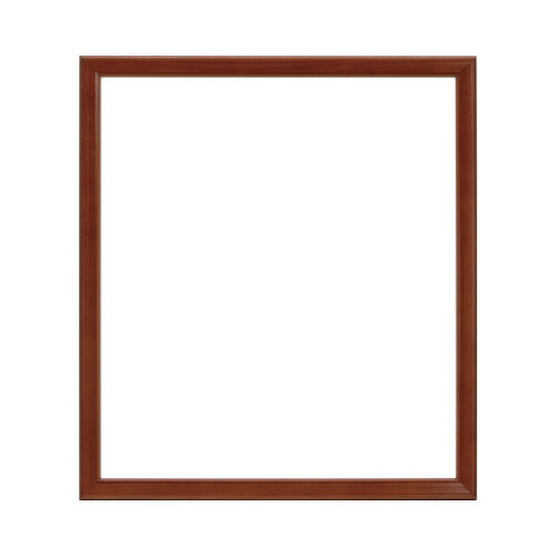 大額 色紙額縁 273×242mm 茶