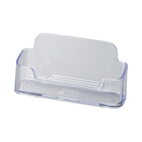 クルーズ カタログスタンド 名刺サイズ横置き クリア 10個