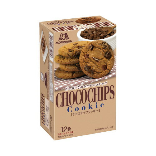 森永製菓 チョコチップクッキー　6袋（12枚入）×4