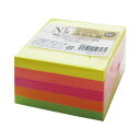 AXコーポレーション N’sふせん 蛍光5色 75×75 5冊×4