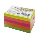 AXコーポレーション N’sふせん 蛍光5色 75×25 10冊×4