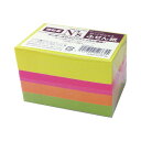 AXコーポレーション N’s強粘着ふせん 75×25 ネオン 10冊入