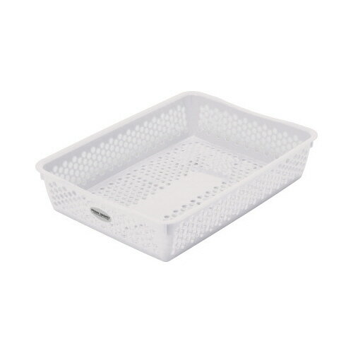 サンコープラスチック フランクバスケット A4 ホワイト 10個入