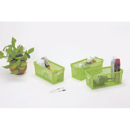 サンコープラスチック フランクバスケット深型No．1　GRN　10個