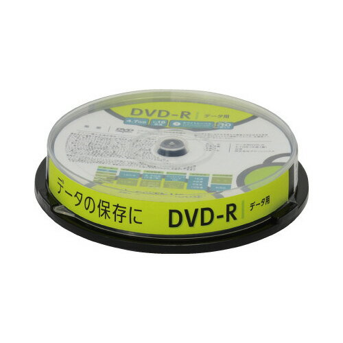 グリーンハウス DVD−Rデータ用 16倍速 IJ対応10枚SP