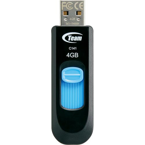 TEAM スライド式USBメモリ　C141　4GB 2
