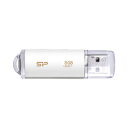 シリコンパワー キャップ式USBメモリ B02 8GB 白 3個