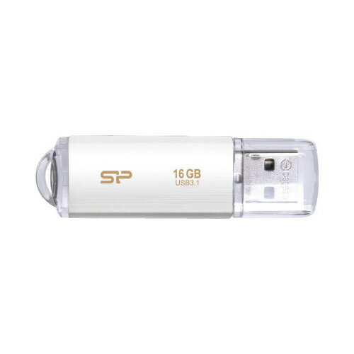 シリコンパワー キャップ式USBメモリ　B02　16GB　白　3個