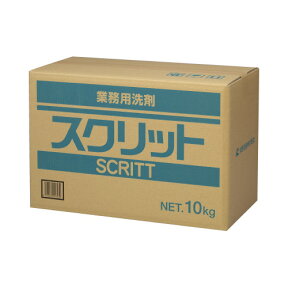 熊野油脂 業務用洗剤　スクリット　10kg×3