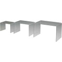 鈴木プラスチックス アクリルコの字クリアー 小 2個入