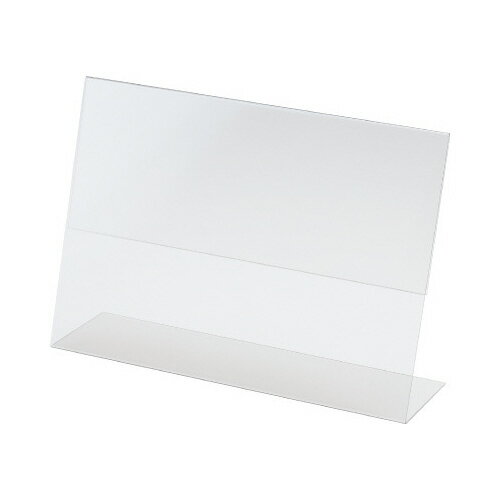 鈴木プラスチックス サインホルダー片面用L型 A5ヨコ 10個入