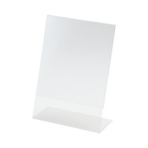 鈴木プラスチックス サインホルダー片面用L型 A6タテ 10個入