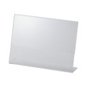 鈴木プラスチックス サインホルダー片面用L型 A5 横