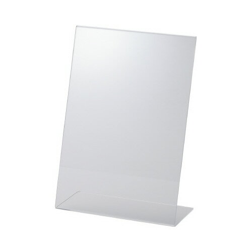 鈴木プラスチックス サインホルダー片面用L型 B5 縦 12個入