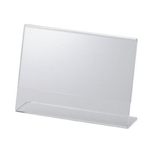 鈴木プラスチックス サインホルダー片面用 写真Lサイズ 横 12個入