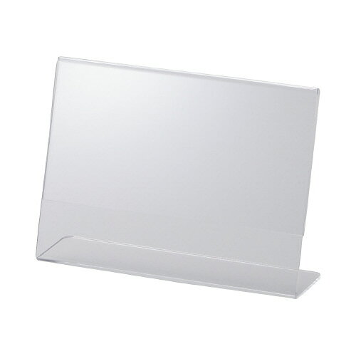 鈴木プラスチックス サインホルダー片面用L型 A6 横 12個入