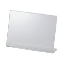 鈴木プラスチックス サインホルダー片面用L型 A6 横 12個入