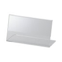 鈴木プラスチックス アクリルカード立てL型 110×61mm