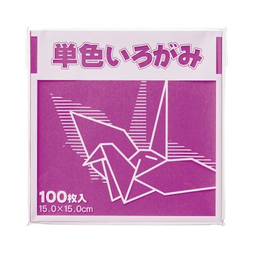 単色折り紙 15×15cm 牡丹 100枚