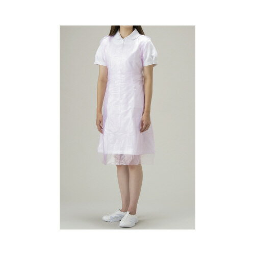 サンフラワー 使い捨てポリエプロン ピンク 50枚 28箱