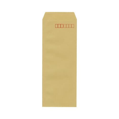 カウネット クラフトテープ付封筒 長4〒 70g 100枚