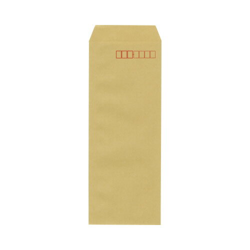 カウネット クラフトテープ付封筒 長4〒 70g 1000枚