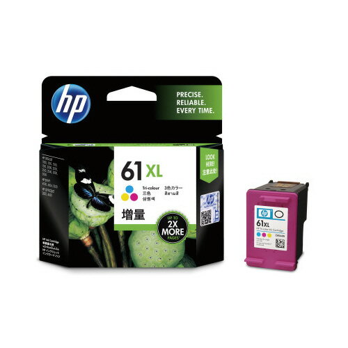 HP（ヒューレット・パッカード） 純正インク　HP61XL　カラー（増量）