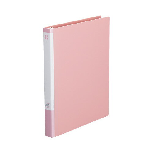 カウネット リングファイル30穴 背幅26mmA4縦 桃×5