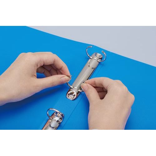 カウネット　「カウコレ」プレミアム 伝票すっきりツインリングファイル50mmグレー3冊