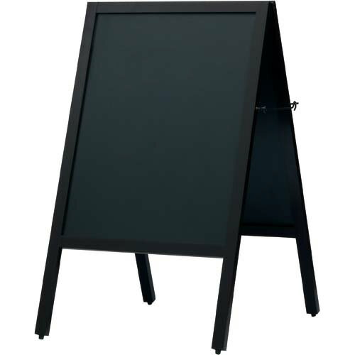 カウネット A型スタンド黒板 ダークブラウン 幅500