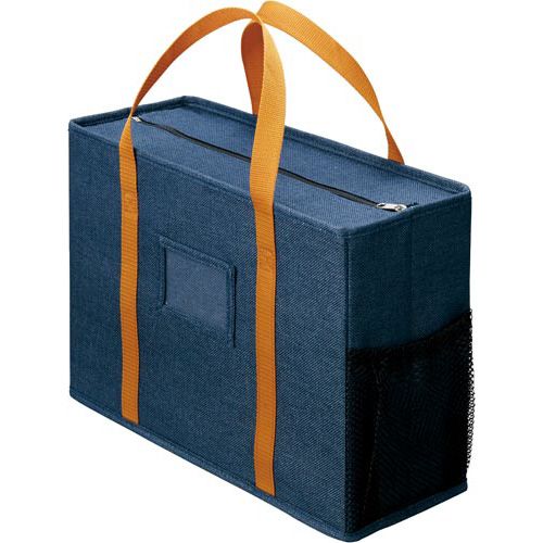 カウネット 「カウコレ」プレミアム ミーティングバッグノートPCサイズ 紺