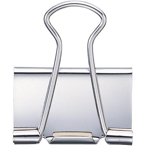 カウネット 「カウコレ」プレミアム ダブルクリップ(オープン箱)銀 大 10個入×5