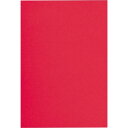 カウネット 色画用紙 八つ切 赤 1セット(10枚×10入)