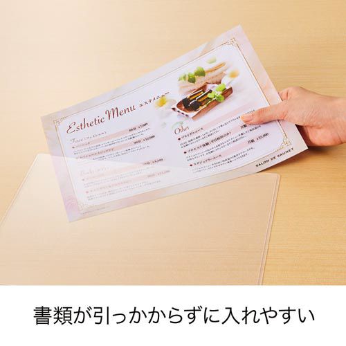 カウネット 「カウコレ」プレミアム 出し入れ簡単カードケース ハードタイプB4×10 [3]
