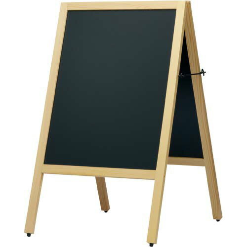 カウネット A型スタンド黒板 ナチュラル 幅500×4