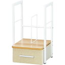 カウネット 「カウコレ」プレミアム Katazuk引出し付ブックスタンドスリム 薄茶