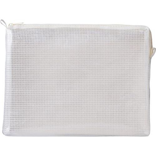 カウネット　「カウコレ」プレミアム 中身が隠せるマチ付メッシュケースA5　5個