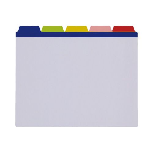 カウネット 「カウコレ」プレミアム 5分類インデックスシートA4ヨコ×10セット入