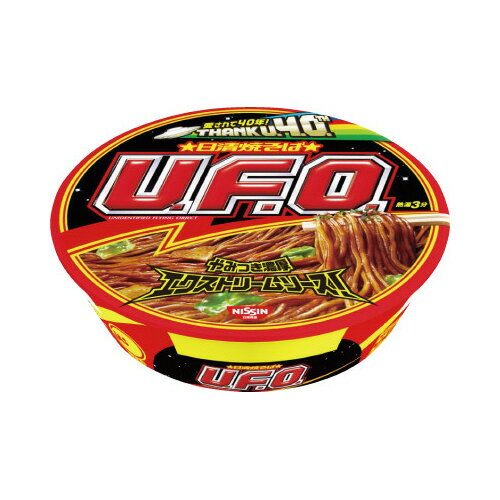 濃厚ソースのUFOが更に旨みとコクをアップ。具材は大切りキャベツに豚肉。青のりと紅生姜のふりかけ付き。●種別／レギュラー●カロリー（1個あたり）／556kcal●必要湯量／460ml●賞味期限／商品の発送時点で、賞味期限まで残り60日以上の商品をお届けします。●単位／1箱（12個入）●メーカー品番／4313※1箱単位でお申し込みください。※メーカーの都合により、パッケージ及び内容量、生産地などが予告なく変更される場合がございます。ご了承ください。▼kaumall▼