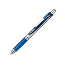 ぺんてる エナージェルBLN75 シルバー軸 青10本入【取寄商品】
