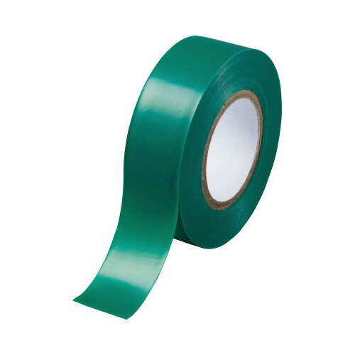 カウネット ビニールテープ　緑　19mm×10m　10巻